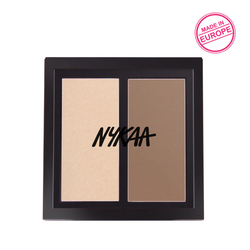 Nykaa Contour & Conquer - Contour and Highlight Duo - Sizzle Chisel 01