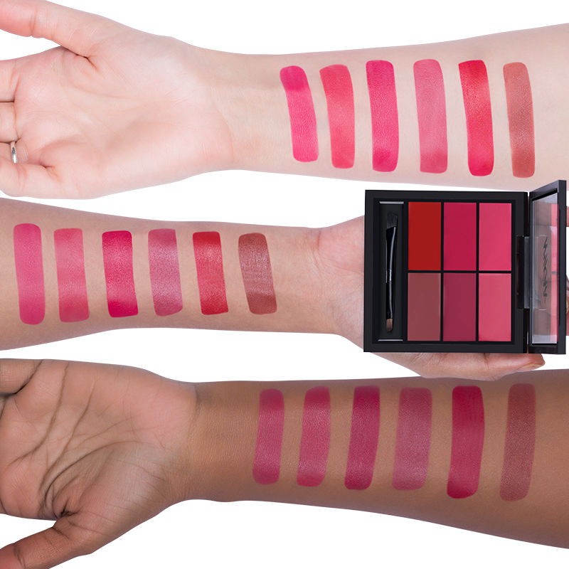 Best Festive Products Online Sale 13775 All Products Huda Beauty Desert Dusk Eyeshadow Palette 869 5375 Add To Bag Offer Wet N Wild Megaglo Contouring Palette 2 Shades 1252 499 View Shades Maybelline New York Color Sensational There are lip pallets that ate available in 4 different variants, each with 6 individual colors. nykaa