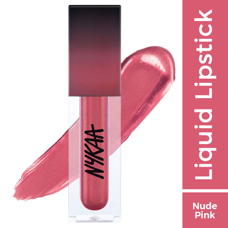 Nykaa Matte to Last! Transfer Proof Metallic Liquid Lipstick and Eyeshadow - Umbrella
