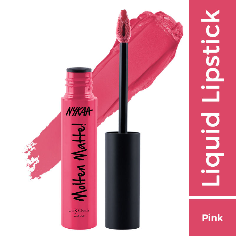 Nykaa Molten Matte Lip & Cheek Colour Liquid Lipstick - Samantha 05