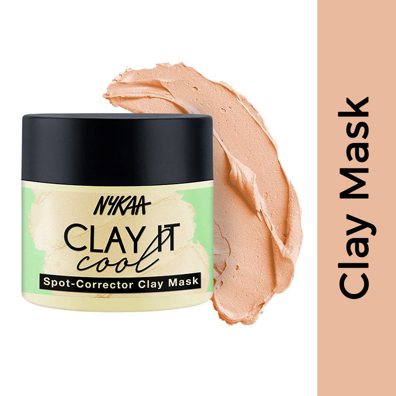 Nykaa Clay It Cool Spot-Corrector Clay Mask With Niacinamide & Goji Berry Extract