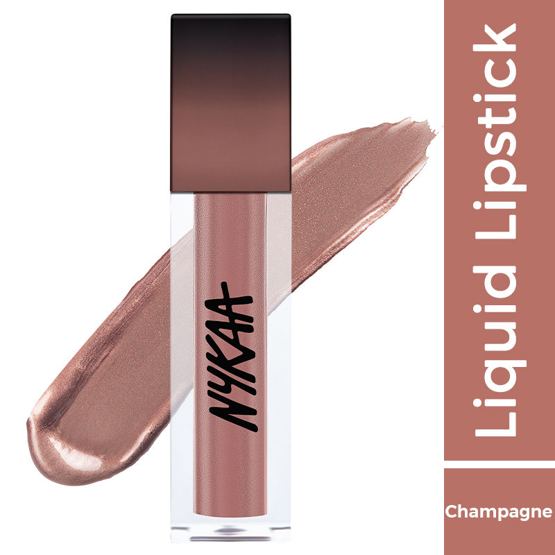 Nykaa Matte to Last! Mini Metallic Liquid Lipstick and Eyeshadow - Poker face