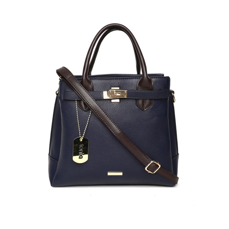 Toniq Blue Rova Hand Bag: Buy Toniq Blue Rova Hand Bag Online at Best ...