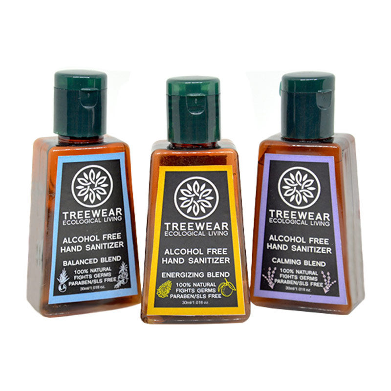 TreeWear Natural Alcohol-free Hand Sanitizer - Assorted Set of 3 (30ml)