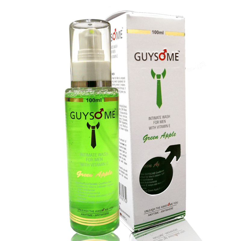 Guysome Green Apple Intimate Wash For Men With Vitamin E
