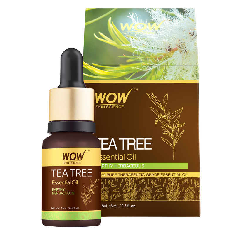 Wow Skin Science Tea Tree Essential Oil Buy Wow Skin Science Tea Tree Essential Oil Online At Best Price In India Nykaa Nykaa naturals rosemary essential oil review | ladythanima. wow skin science tea tree essential oil