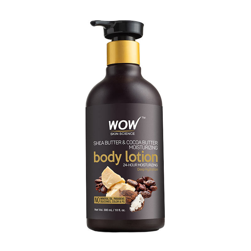 WOW Skin Science Shea Butter & Cocoa Butter Moisturizing ...