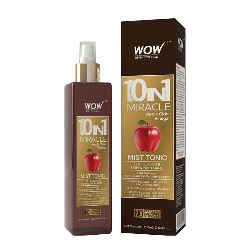 Wow Skin Science 10 In 1 Miracle Apple Cider Vinegar Mist Tonic