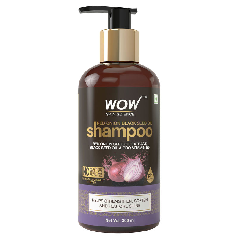 Wow Skin Science Red Onion Black Seed Oil Shampoo Review Nykaa