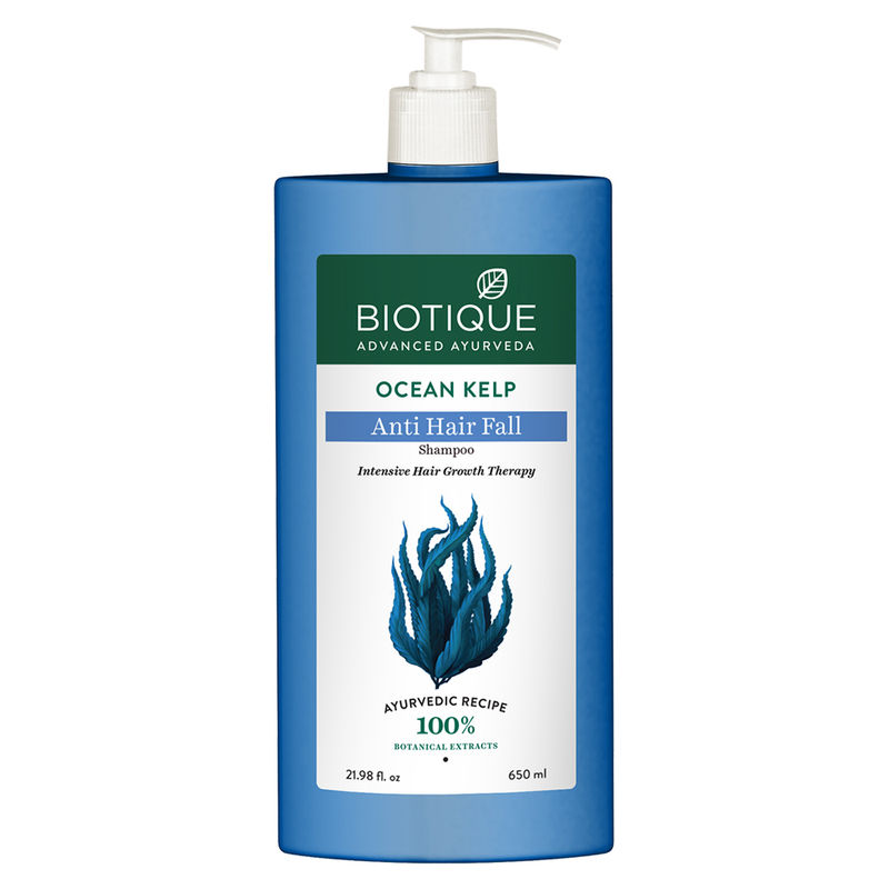 Biotique Ocean Kelp Anti-Hair Fall Shampoo For Hair Growth Therapy