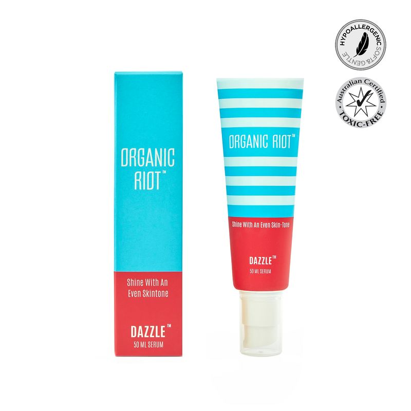 Organic Riot Shine With An Even Skintone Dazzle Serum