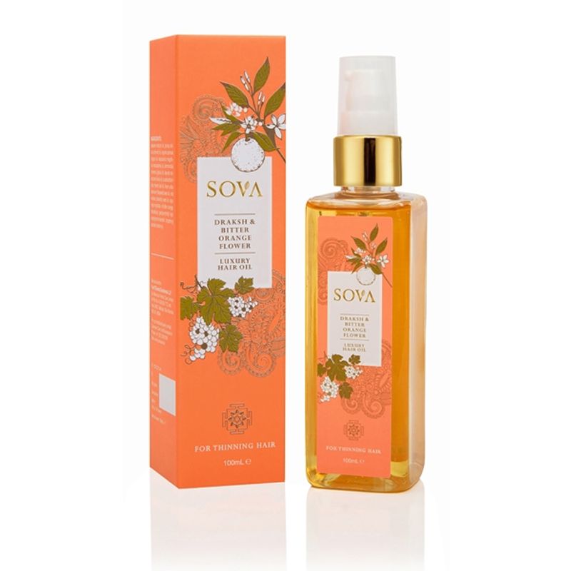 SOVA Draksh & Bitter Orange Flower Luxury Hair Oil For Thinning Hair
