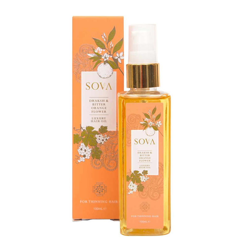 Sova Draksh Bitter Orange Flower Luxury Hair Oil At Nykaa Com