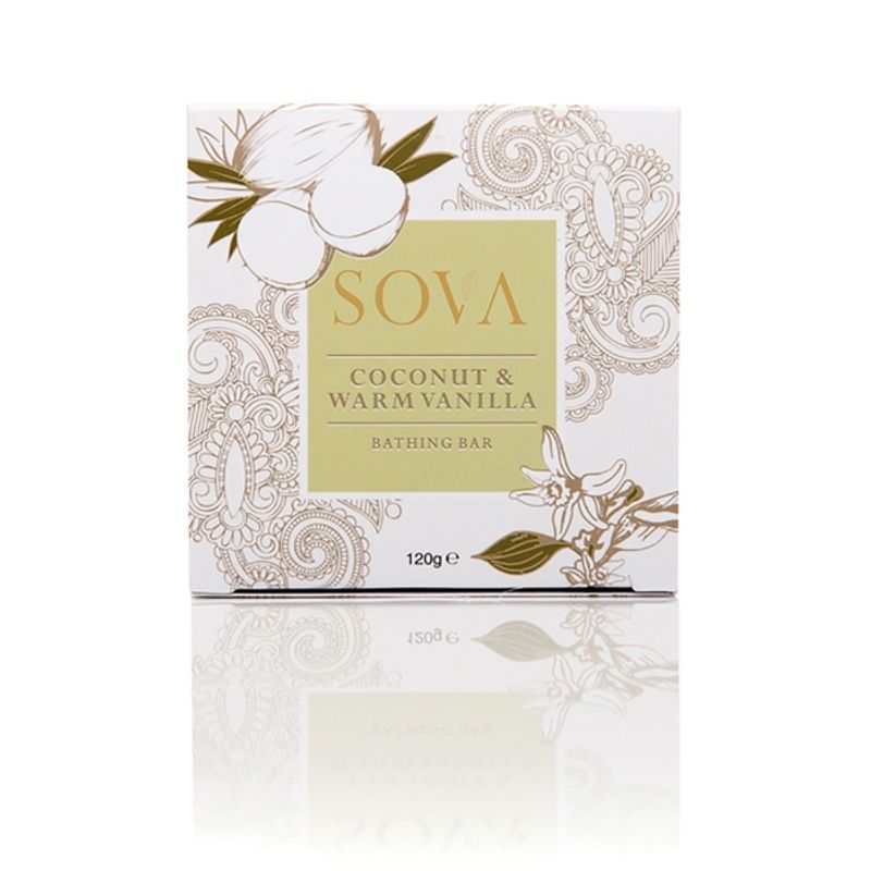 SOVA Coconut & Warm Vanilla Bathing Bar