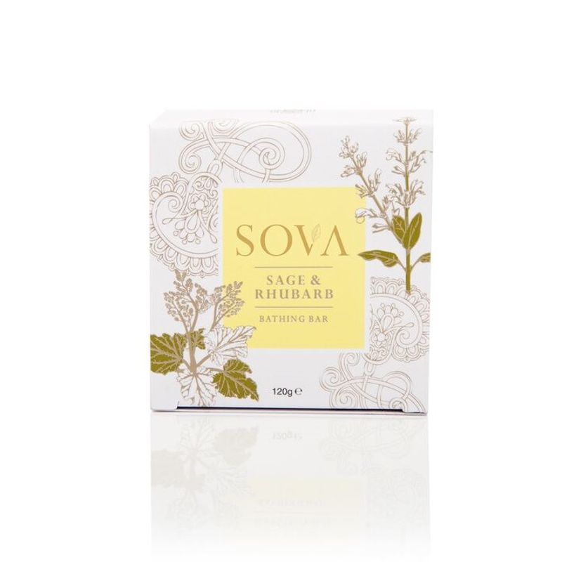 SOVA Sage & Rhubarb Bathing Bar