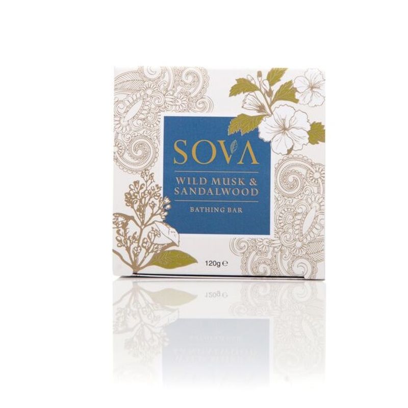 SOVA Wild Musk & Sandalwood Bathing Bar