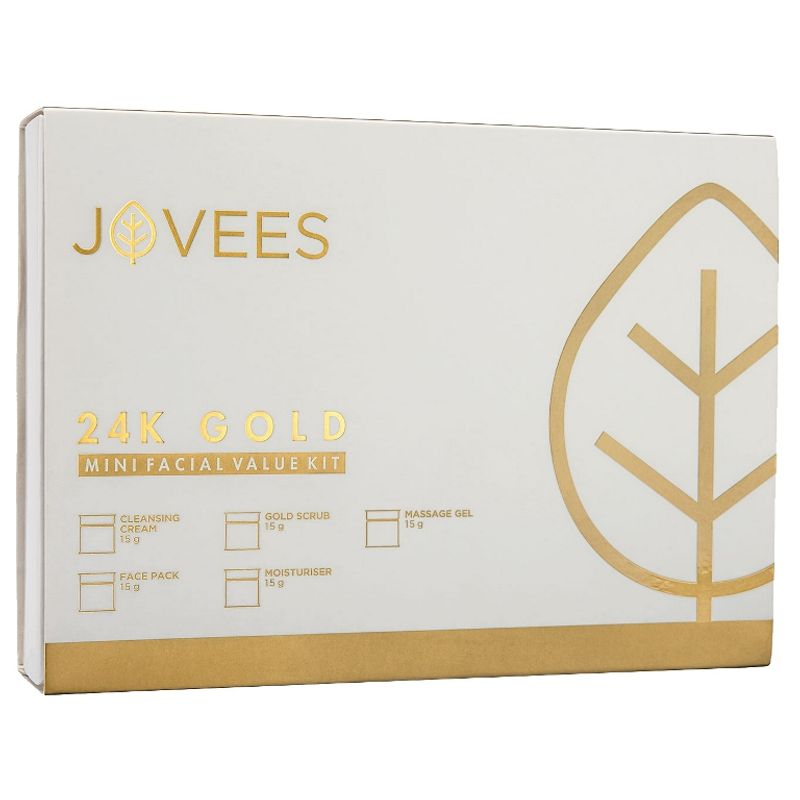Jovees 24K Gold Mini Facial Kit 75 g Best Price in India Jovees 24K