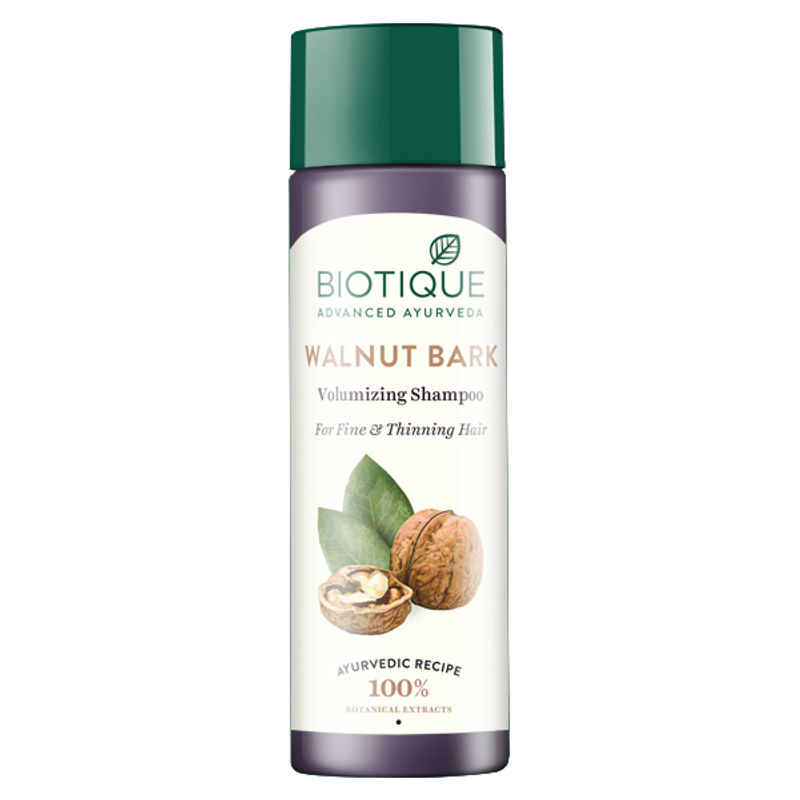 Biotique Bio Walnut Bark Volumizing Shampoo For Fine Thinning Hair