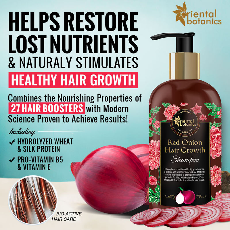 Oriental Botanics Red Onion Hair Growth Shampoo At Nykaa Com