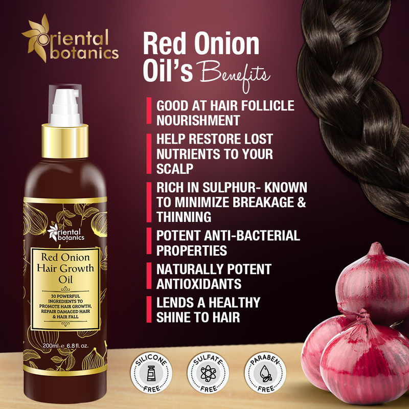 Oriental Botanics Red Onion Hair Oil 200ml