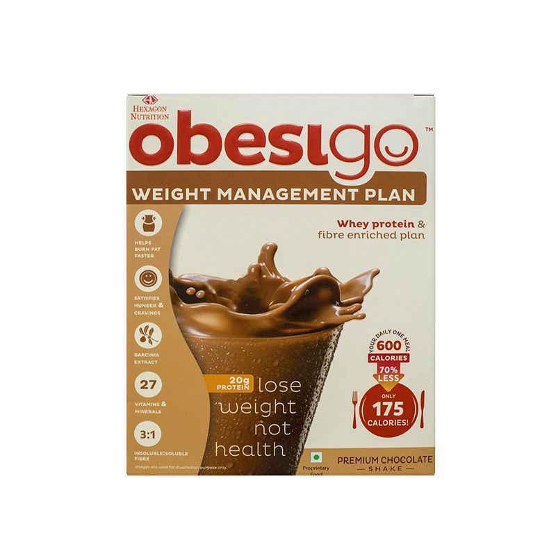 Obesigo Meal Replacement Shake - Chocolate 7 Sachets