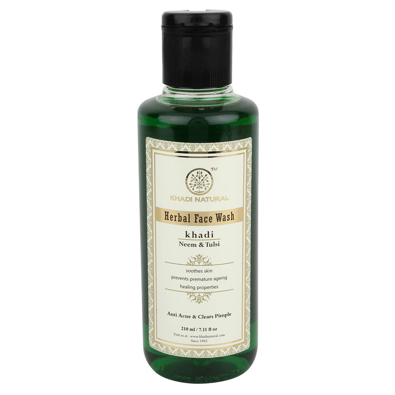 khadi neem and tulsi face wash