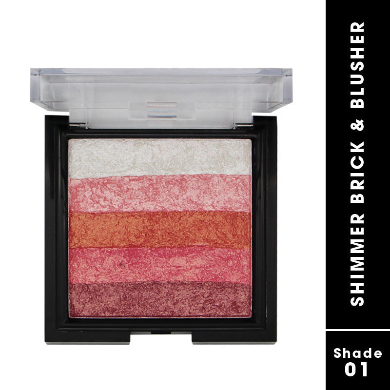 FASHION COLOUR Shimmer Brick And Blusher - 01