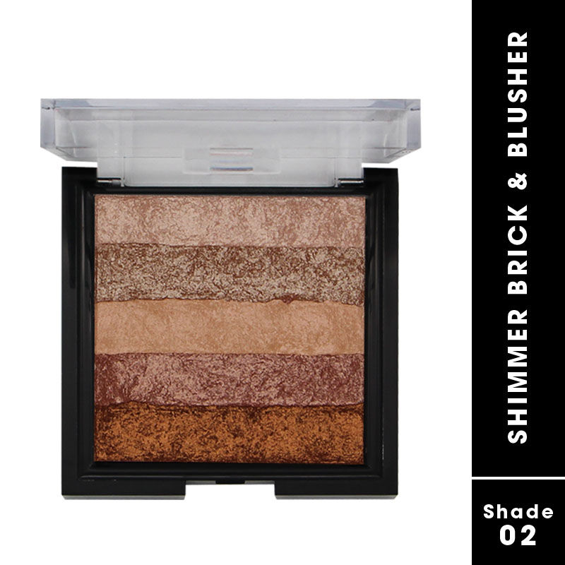 FASHION COLOUR Shimmer Brick And Blusher - 02