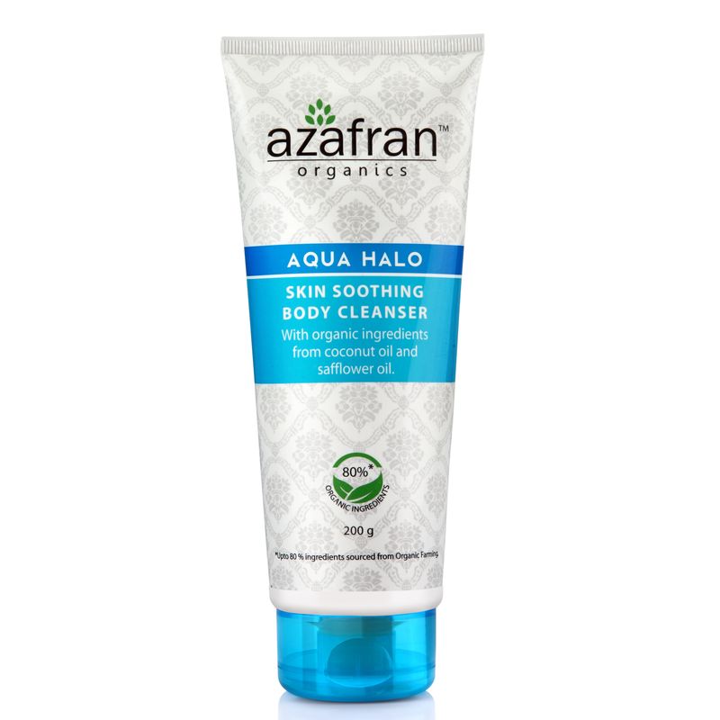 Azafran Organics Aqua Halo Skin Soothing Body Cleanser