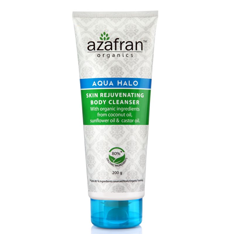 Azafran Organics Aqua Halo Skin Rejuvenating Body Cleanser