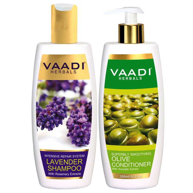 Vaadi Herbals Lavender Shampoo With Olive Conditioner