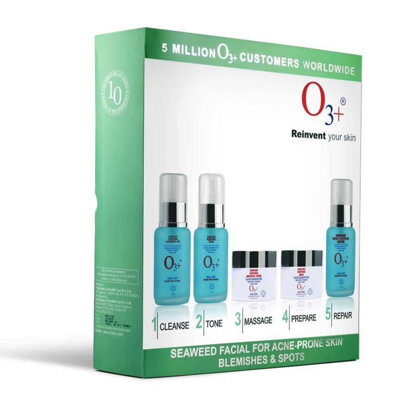 Buy O3 Seaweed Facial For Acne Prone Skin Kit Online at desertcartUAE