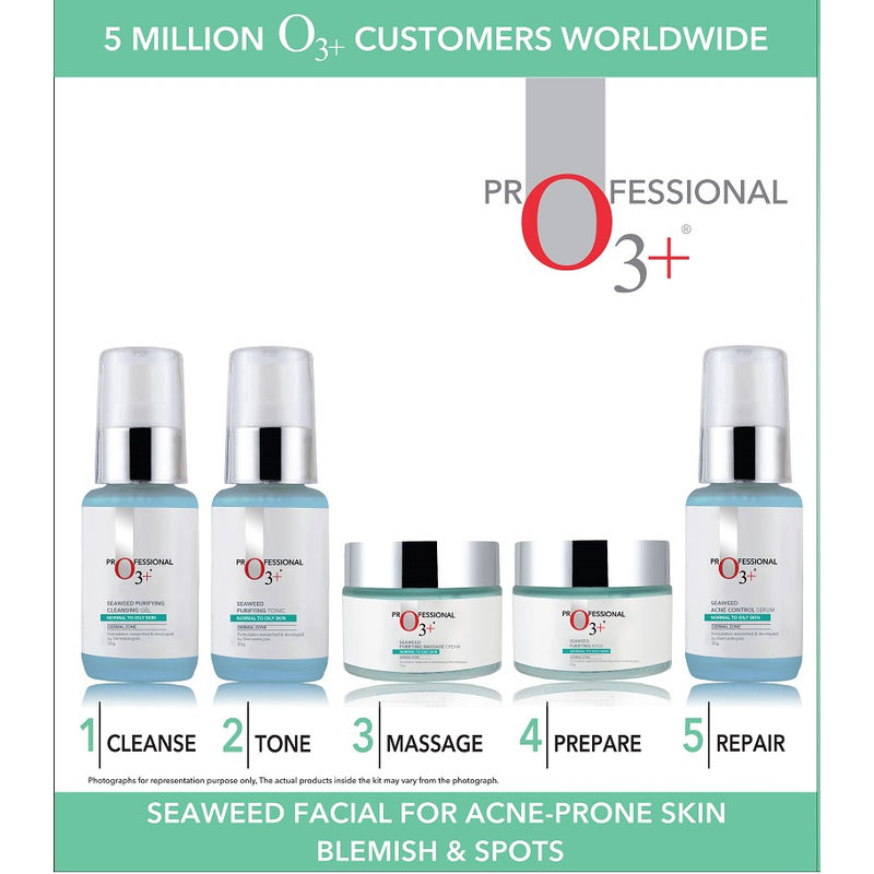 O3+ Seaweed Facial For Acne-Prone Skin Kit: Buy O3 ...