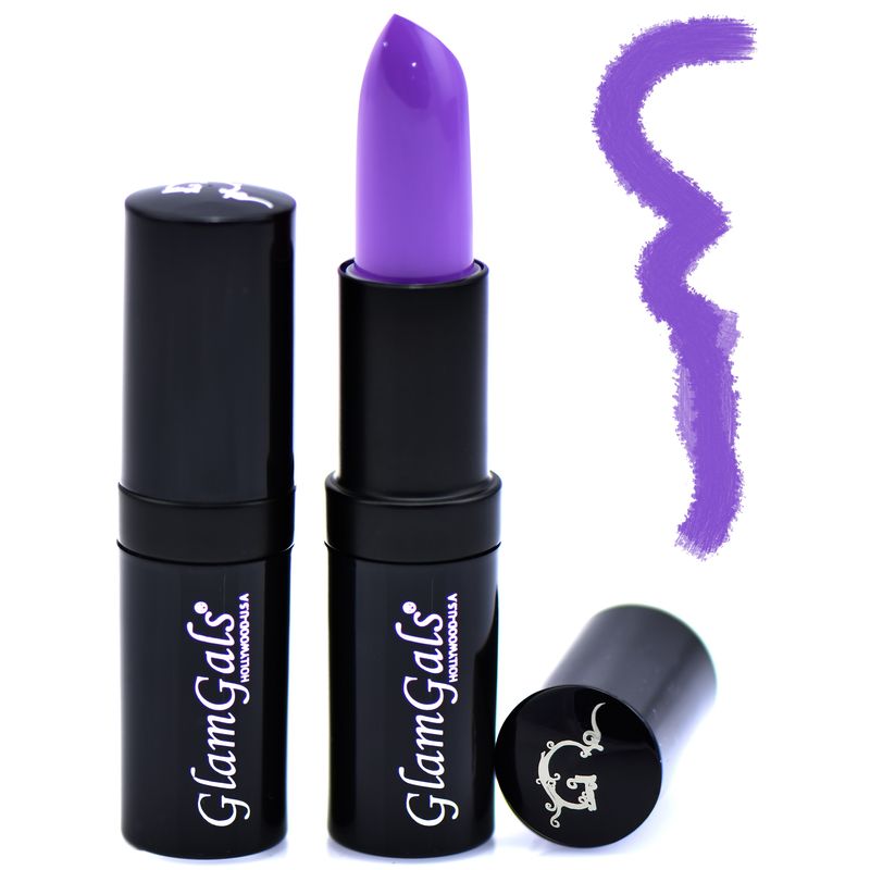 GlamGals Matte Finish Kissproof Lipstick - Aubergine Purple