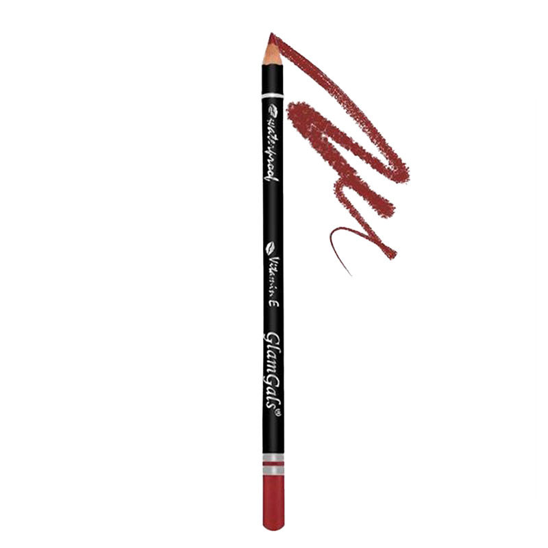 GlamGals Lip Liner Pencil - Rusty Brown