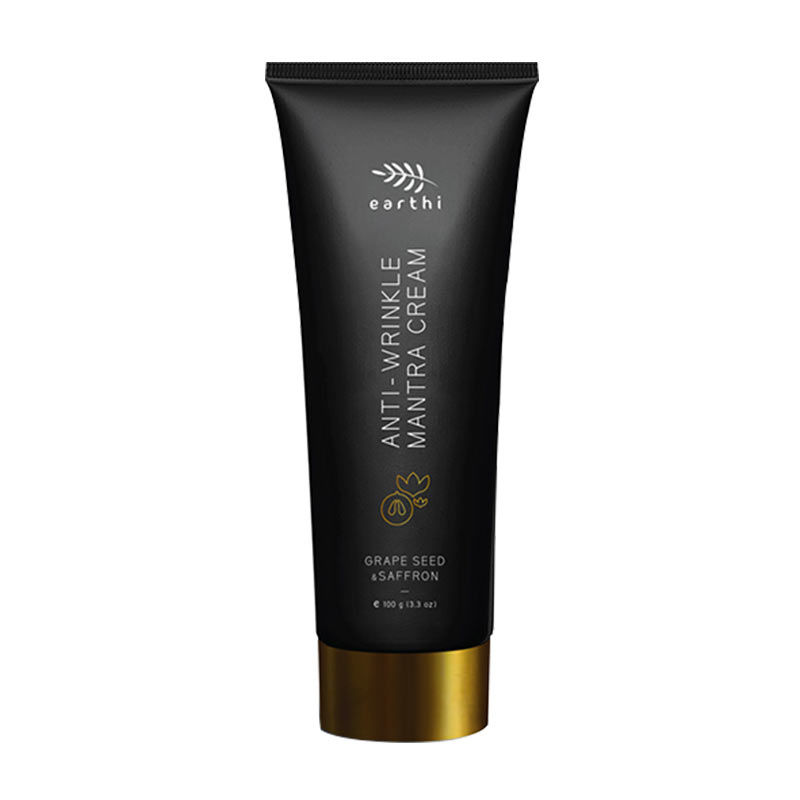 Earthi Grapeseed & Saffron Anti - Wrinkle Mantra Cream
