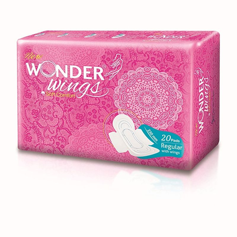 Wonder Wings Soft Comfort Regular Sanitary Napkins - 20 pads