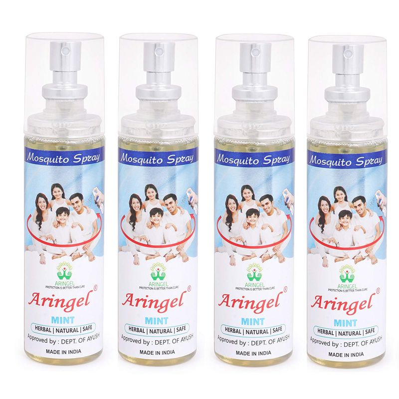 Aringel Mosquito Repellent Spray (Mint) Set Of 4