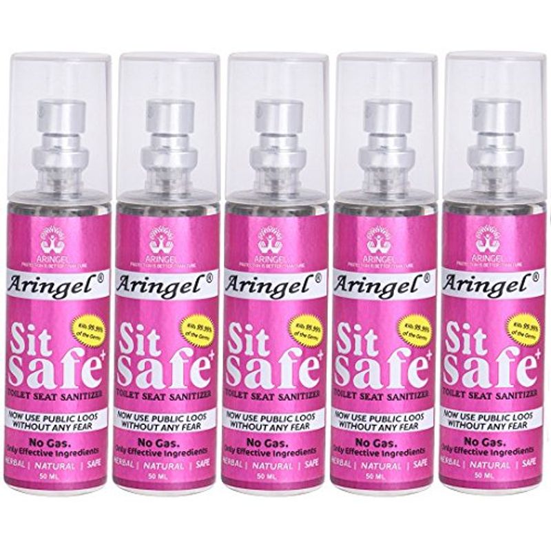 Aringel Sit Safe Toilet Seat Sanitizer Pack Of 5