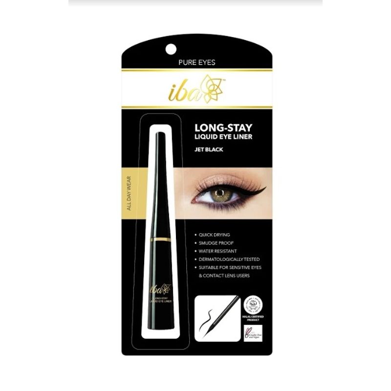 Iba Halal Care Long Stay Liquid Eyeliner - Jet Black