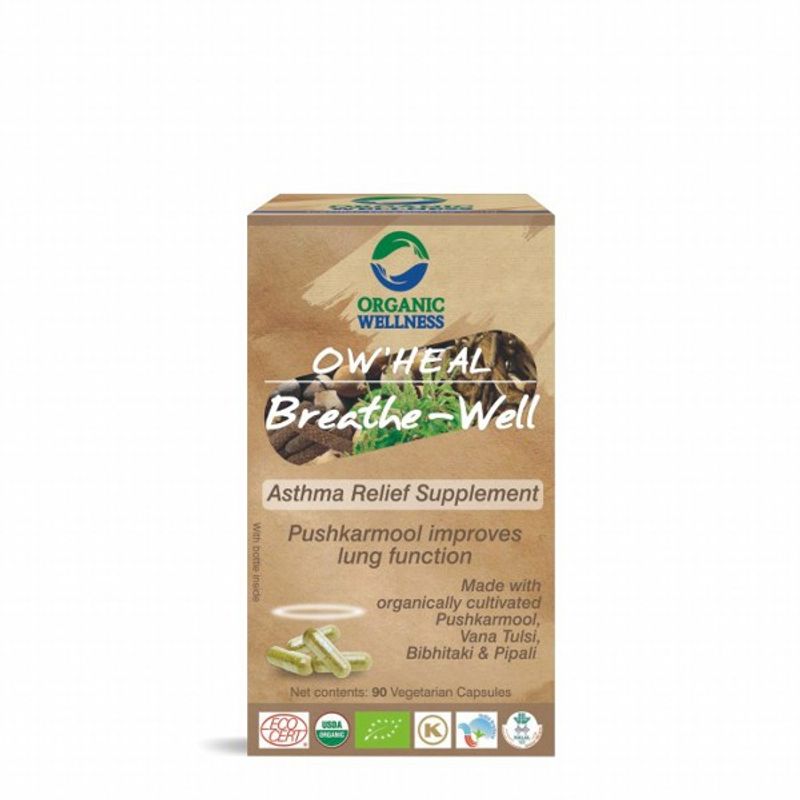 Organic Wellness Heal Breath-Well (Asthma Relief Supplement)