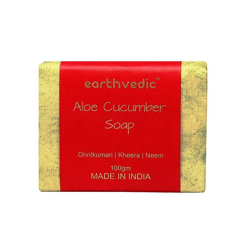 Earthvedic Aloe Cucumber Soap