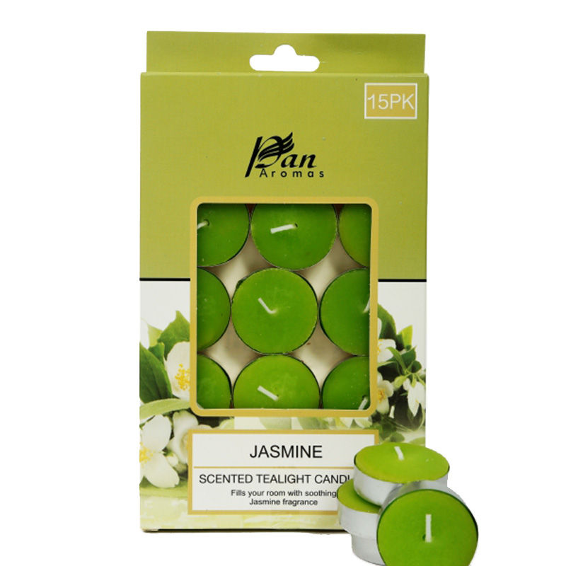 Pan Aromas Jasmine Scented Tealight Candles