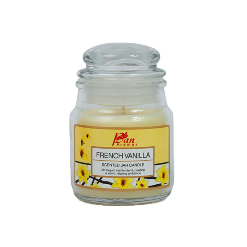 Pan Aromas French Vanilla Scented Jar Candle