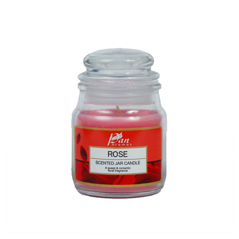 Pan Aromas Rose Scented Jar Candle