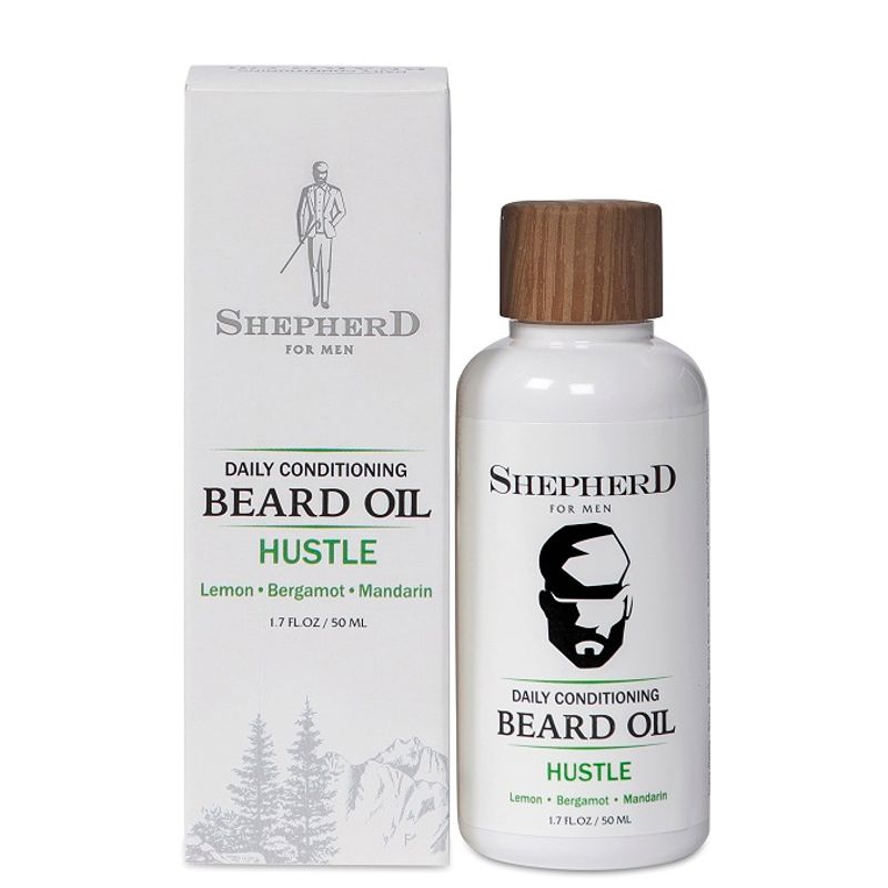 Shepherd For Men Daily Conditioning Beard Oil - Hustle