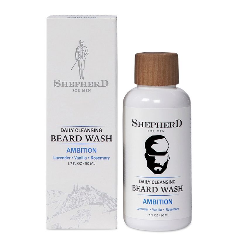 Shepherd For Men Daily Cleansing Beard Wash - Ambition