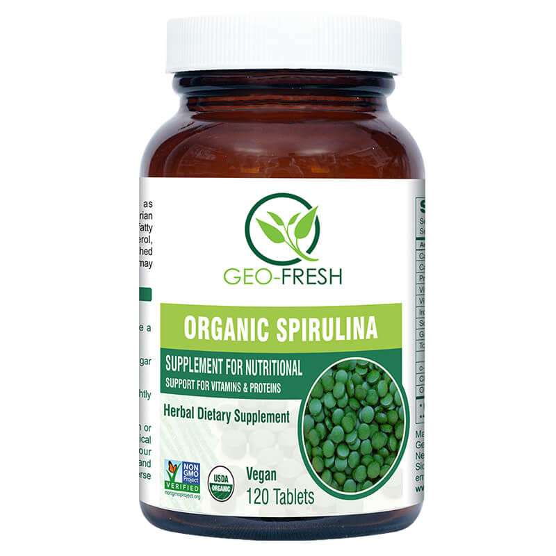 Geo-Fresh Spirulina 500mg 120 Tablets