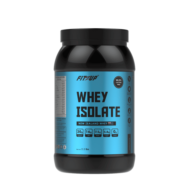 FitZup Whey Isolate Chocolate Powder Flavour 2.3 Lbs