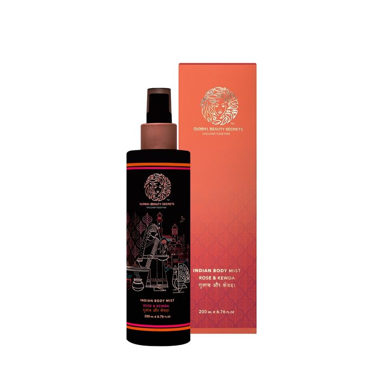 Global Beauty Secrets Indian Rose & Kewda Body Mist